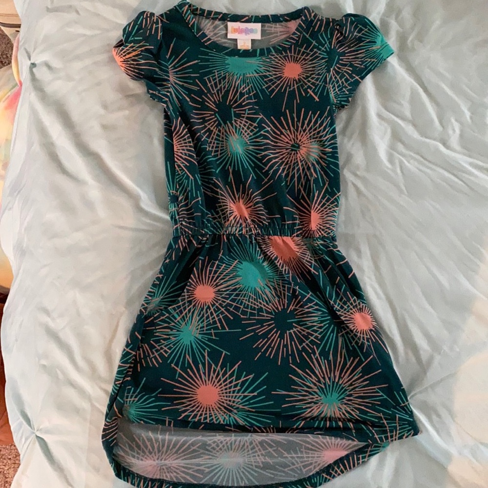 Lularoe Mae kids dress size 2